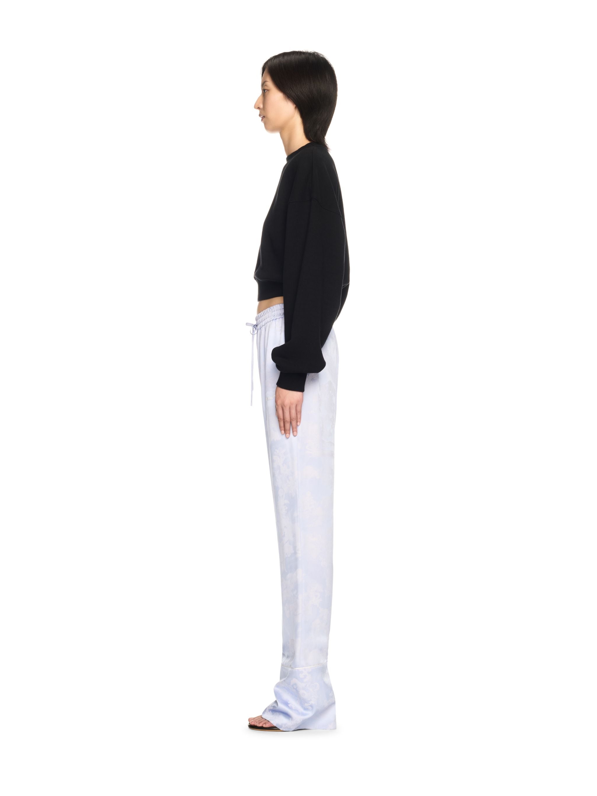 Off-White Jewel Mini Arrow Crop Crew Black