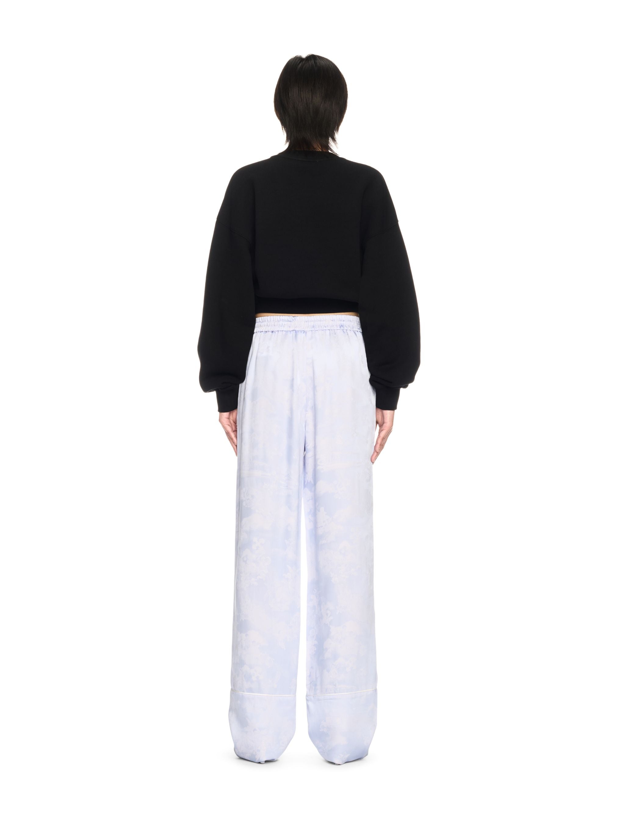 Off-White Jewel Mini Arrow Crop Crew Black