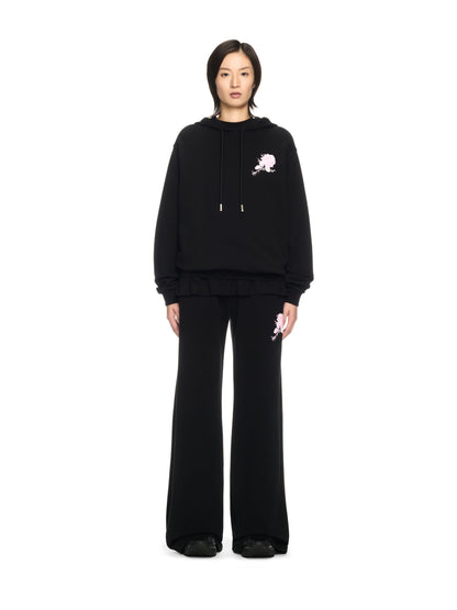Off-White Roses Arrows Regular Hoodie Black