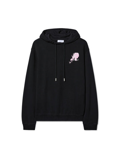 Off-White Roses Arrows Regular Hoodie Black