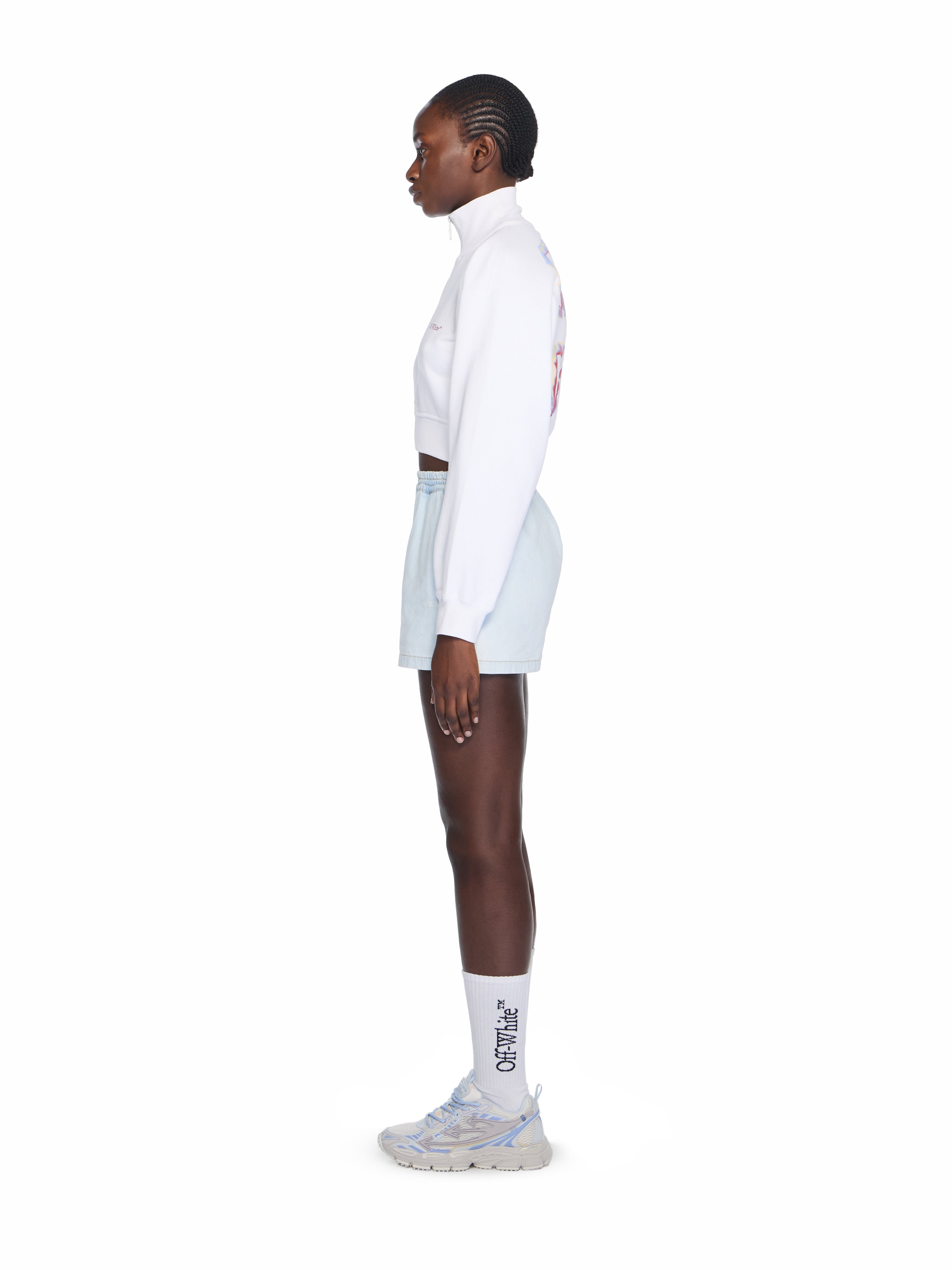 Off-White Water Arrow Crop Zipup Jacket
