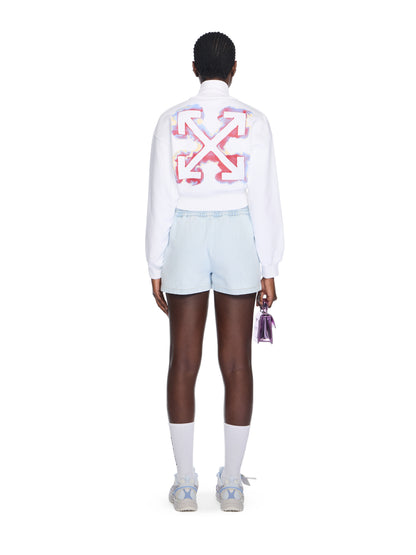 Off-White Water Arrow Crop Zipup Jacket