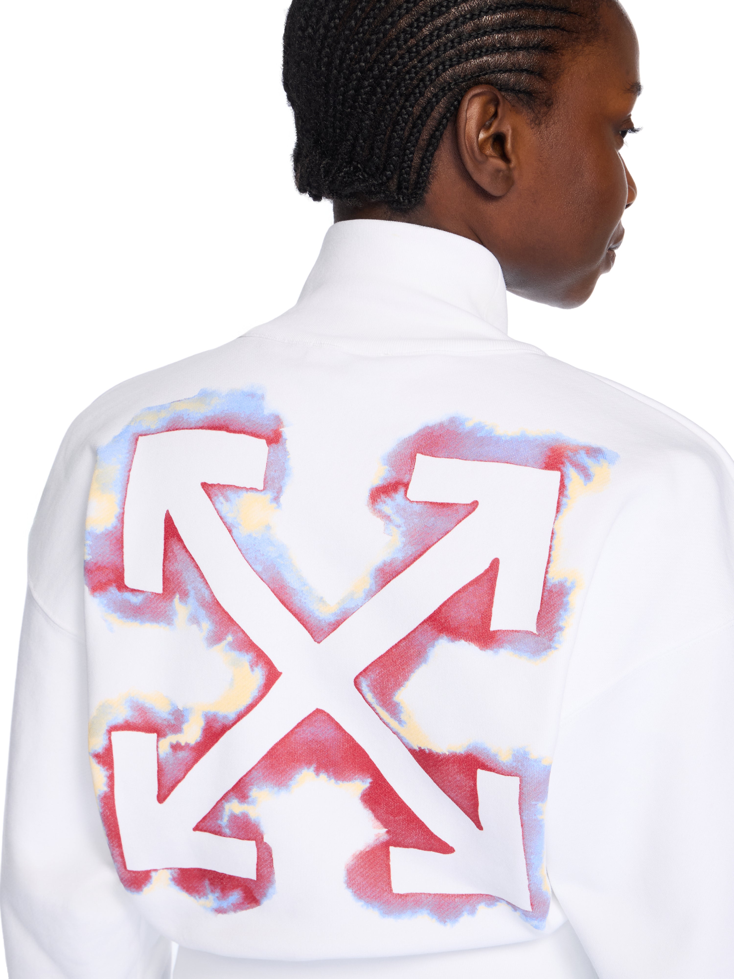 Off-White Water Arrow Crop Zipup Jacket