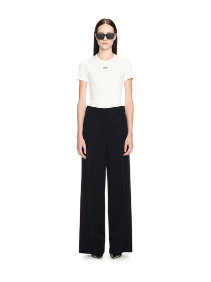 Off-White Wo Formal Over Pant Black
