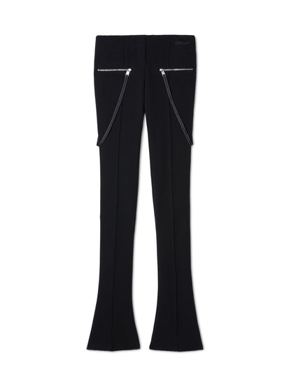 Off-White Heavy Jer Britney Zip Pants Black