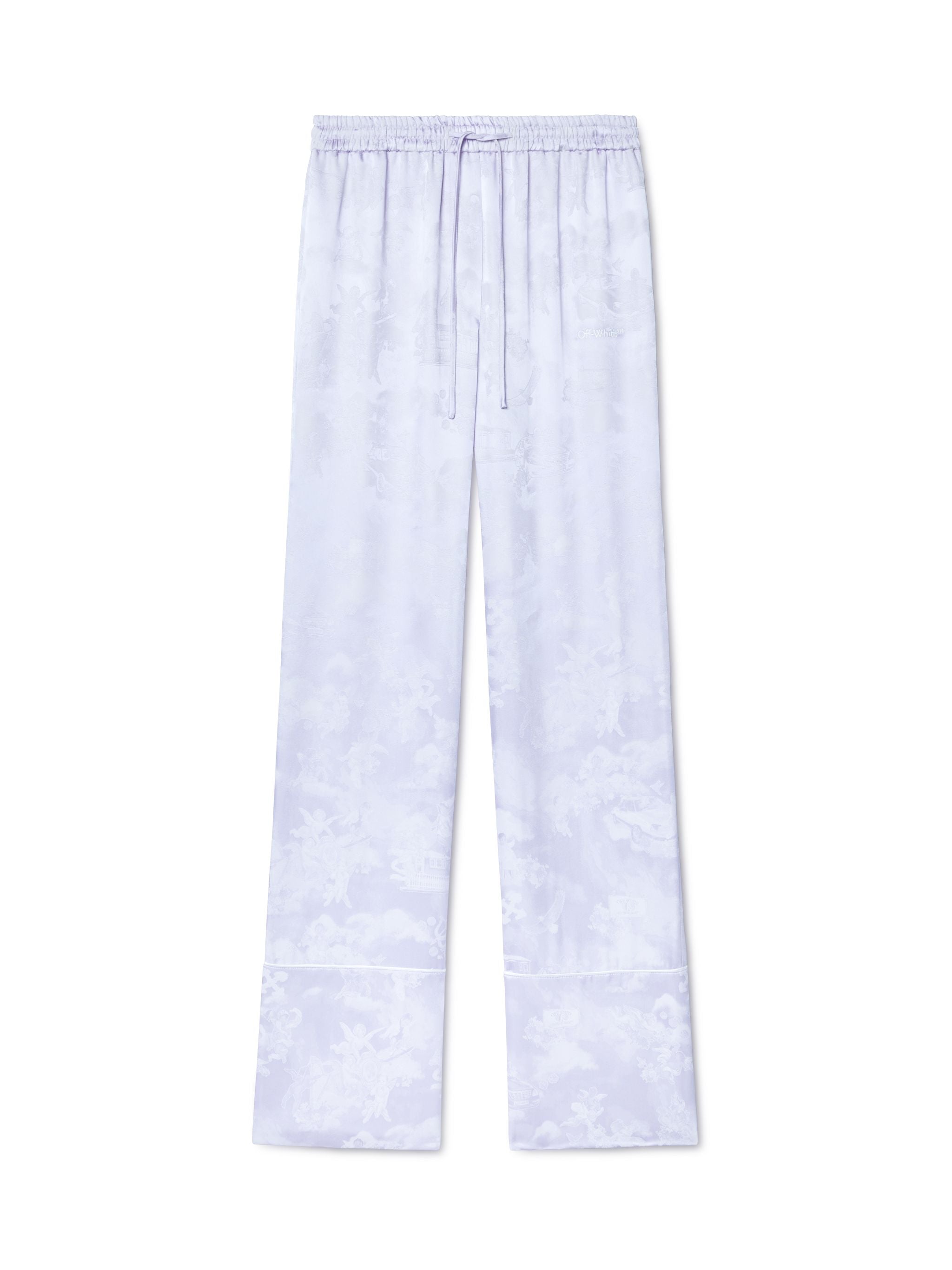 Off-White Fresco Jacq Vi Pajama Pants