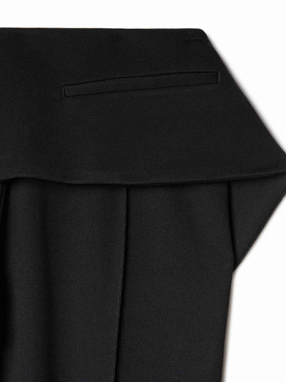 Off-White Heavy Jer Belt Slim Pant Black