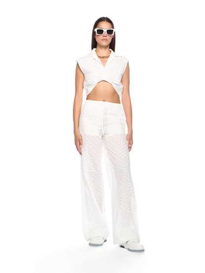 Off-White Off Stamp Wideleg Pants