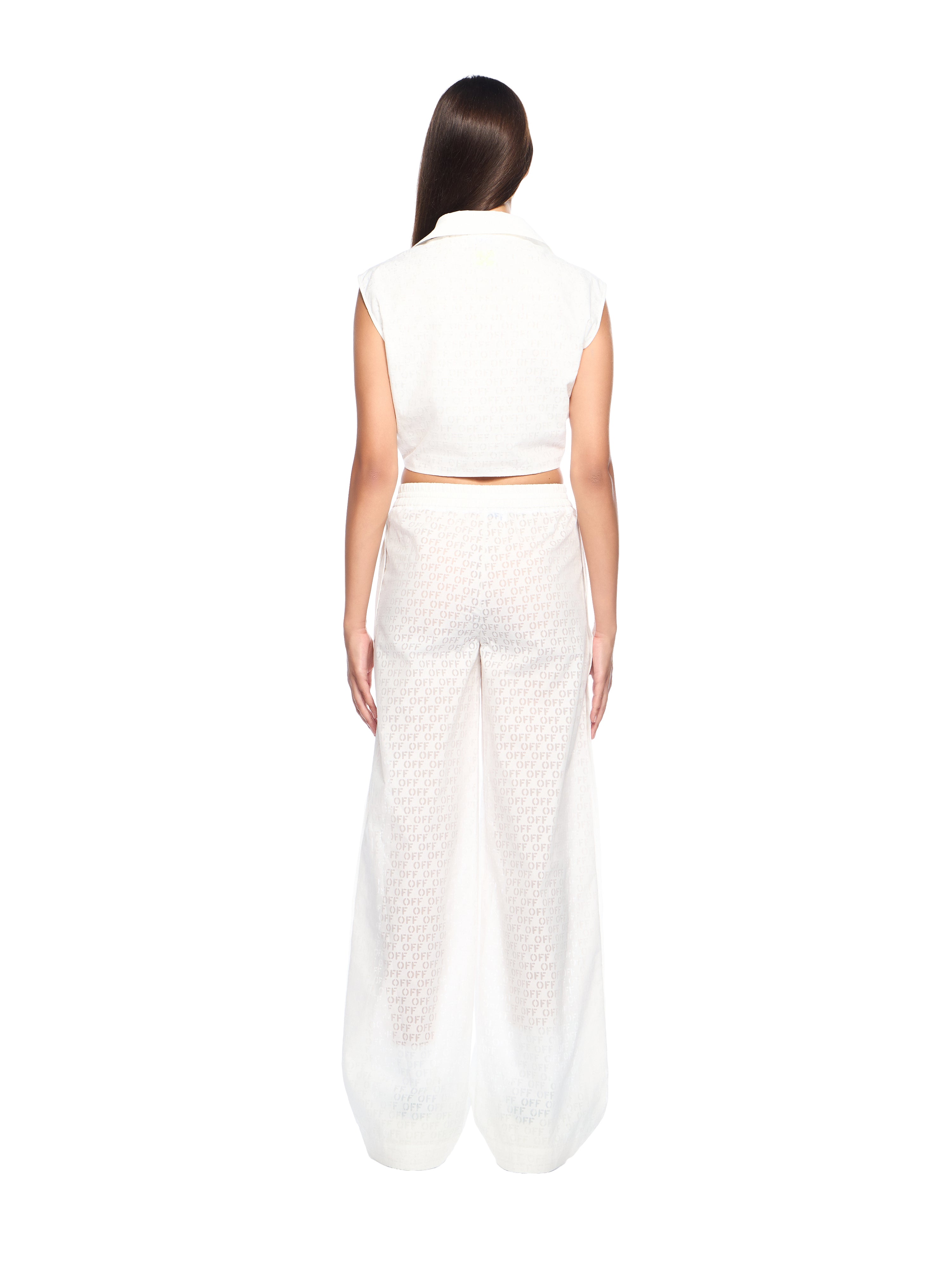 Off-White Off Stamp Wideleg Pants