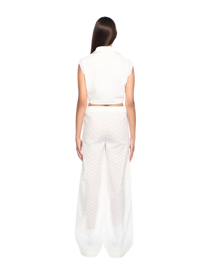 Off-White Off Stamp Wideleg Pants