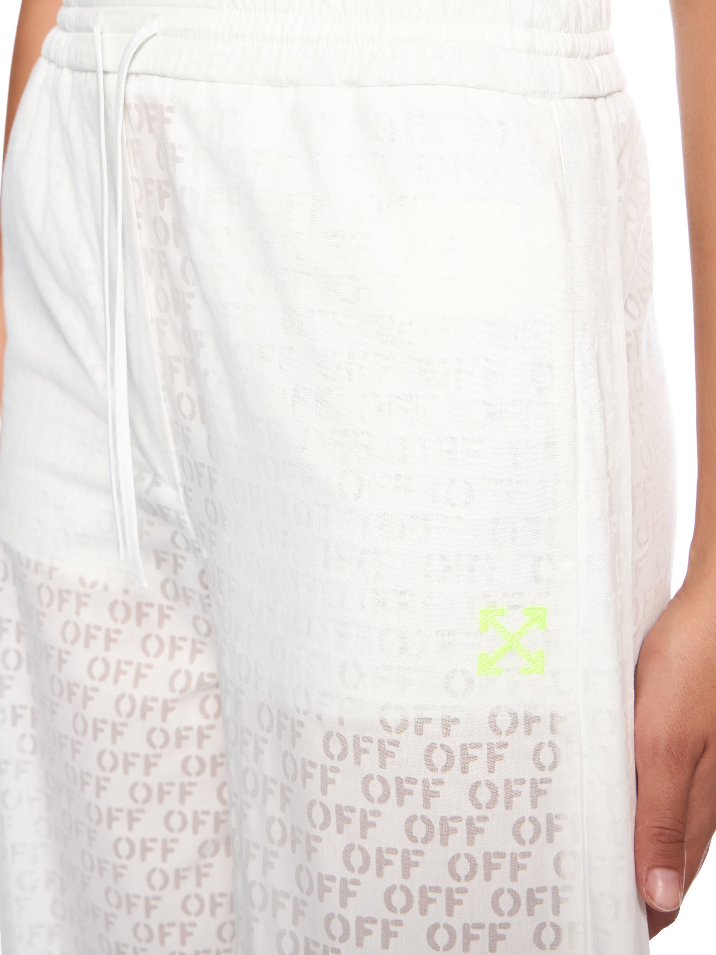Off-White Off Stamp Wideleg Pants