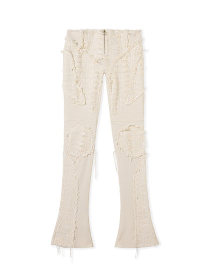 Off-White Tweed Slim Pants None