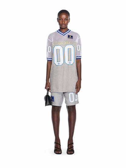 Off-White Dyed Vi Sat 00 Loose Shorts Grey