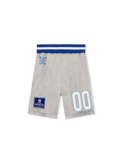 Off-White Dyed Vi Sat 00 Loose Shorts Grey