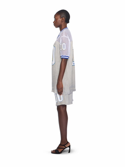 Off-White Dyed Vi Sat 00 Loose Shorts Grey