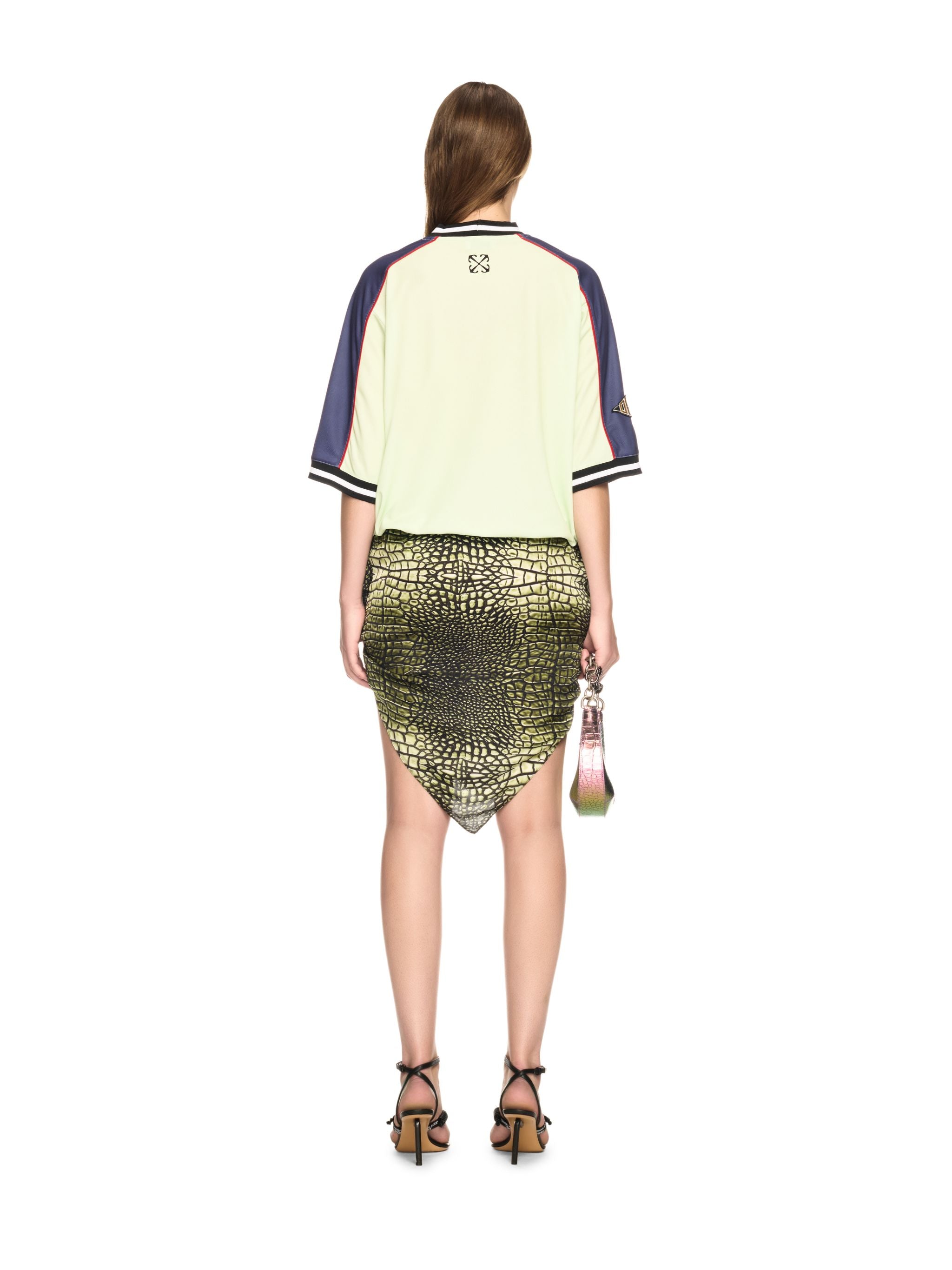 Off-White Croco Vi Bandana Skirt Green