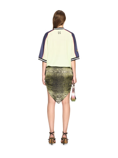 Off-White Croco Vi Bandana Skirt Green