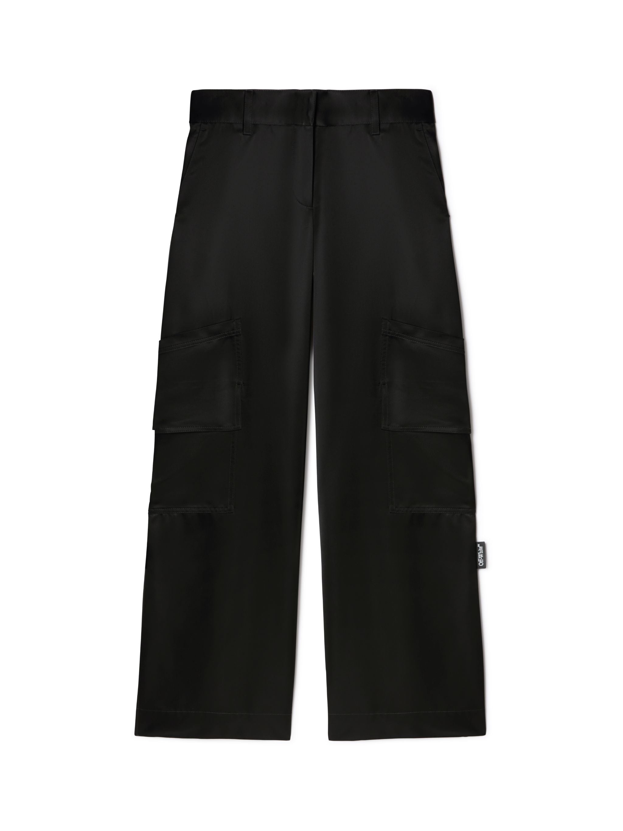 Off-White Heavy Satin New Toybox Cargo Black