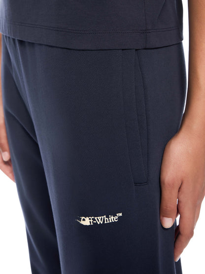 Off-White Ink Arrow Cuff Sweatpants Sapphire
