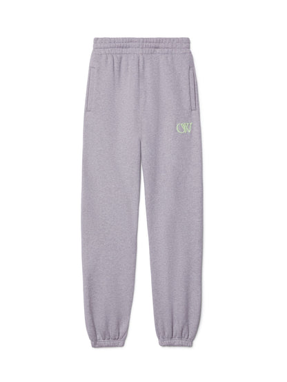 Off-White Gray Embroidered Ow Sweatpants Grey