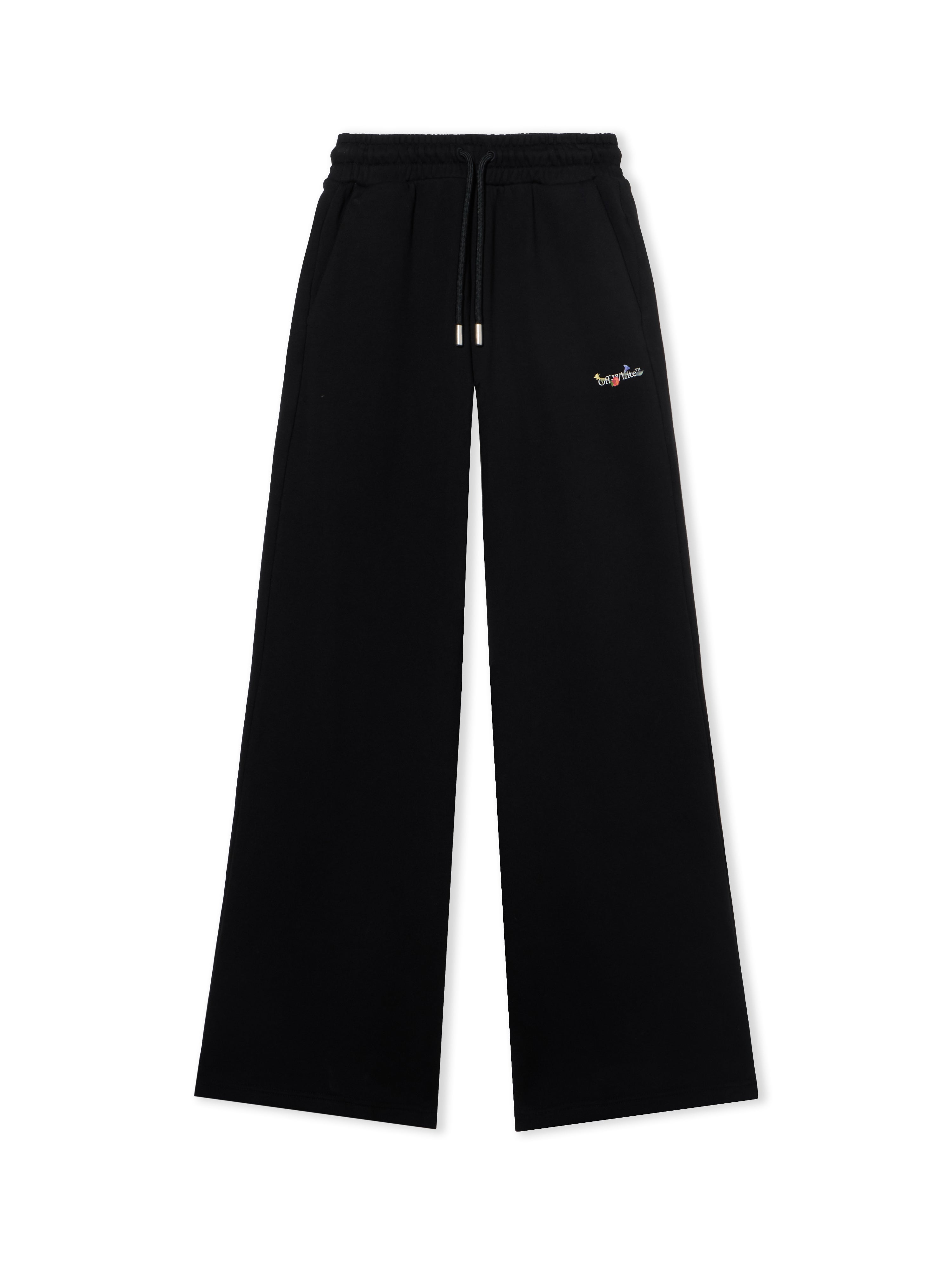 Off-White Bookish Flowers Regular Sweatpants Black