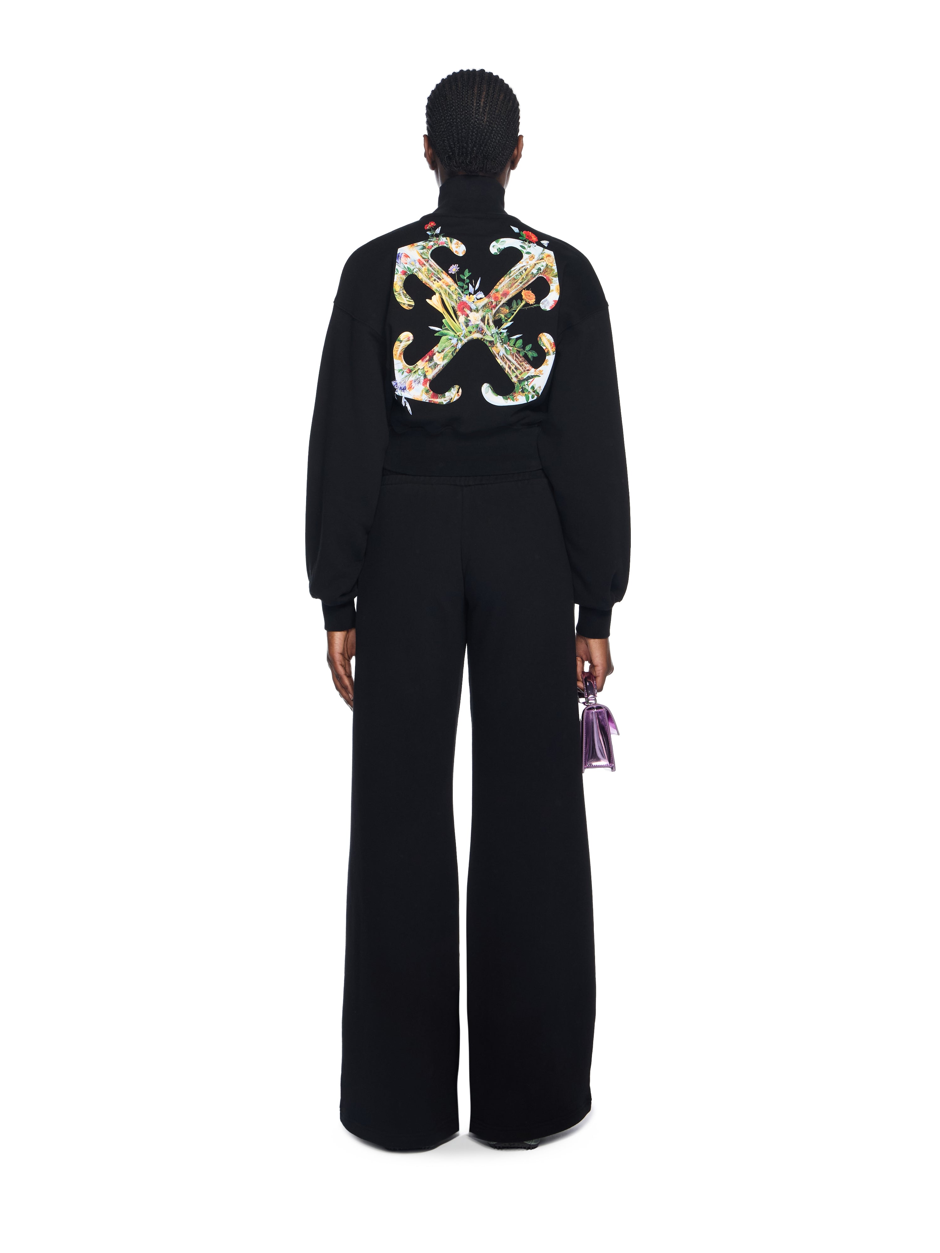 Off-White Bookish Flowers Regular Sweatpants Black