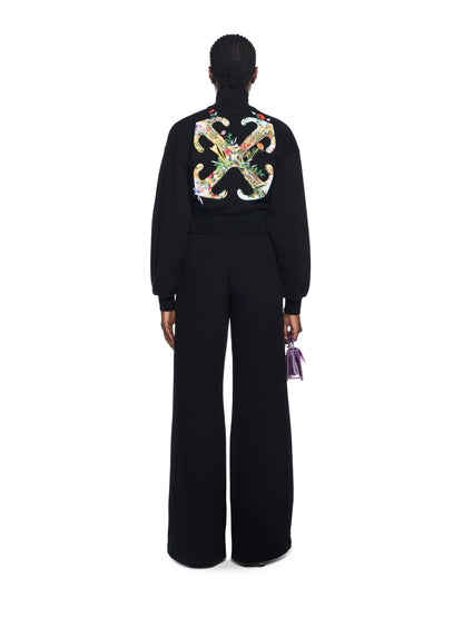 Off-White Bookish Flowers Regular Sweatpants Black