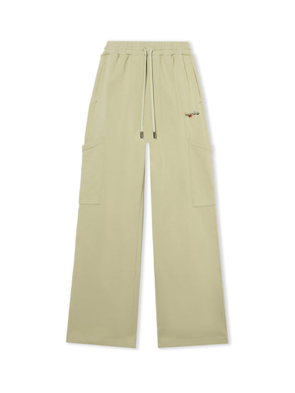 Off-White Bookish Flowers Cargo Sweatpants Black