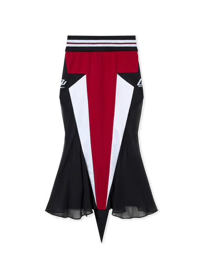 Off-White Track Star Skirt Red