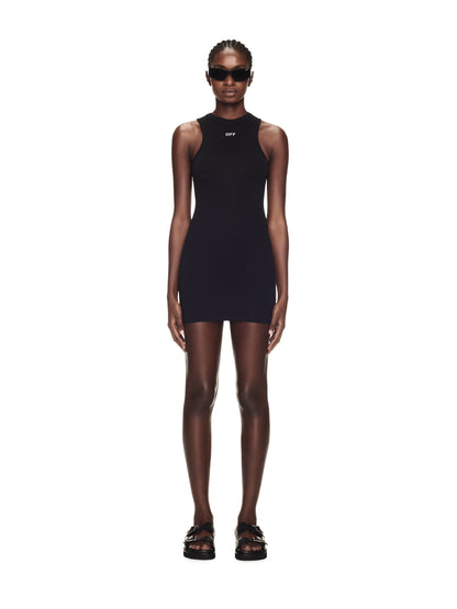 Off-White Sleek Rowing Dress Black