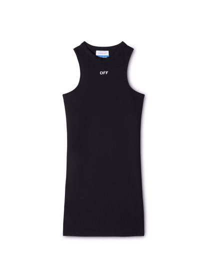 Off-White Sleek Rowing Dress Black
