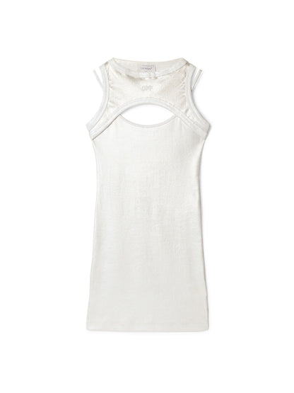 Off-White Off Coated Rib Cut Out Dre
