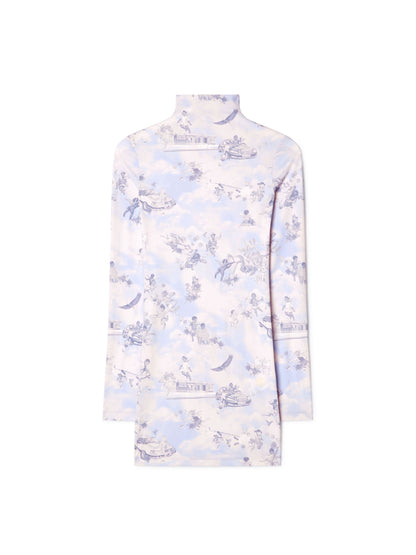 Off-White Fresco Sec Skin Short Dress Pink
