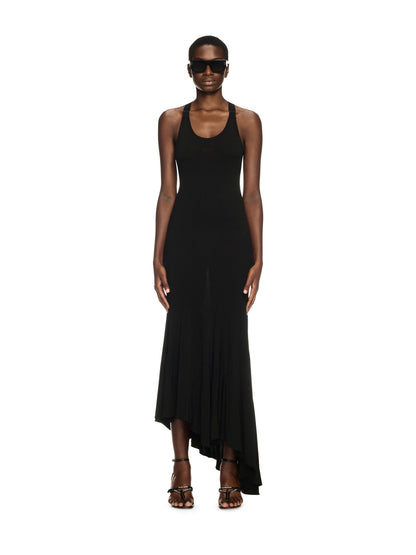 Off-White Light Rib Alla Dress Black