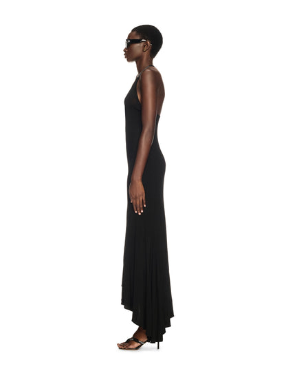Off-White Light Rib Alla Dress Black