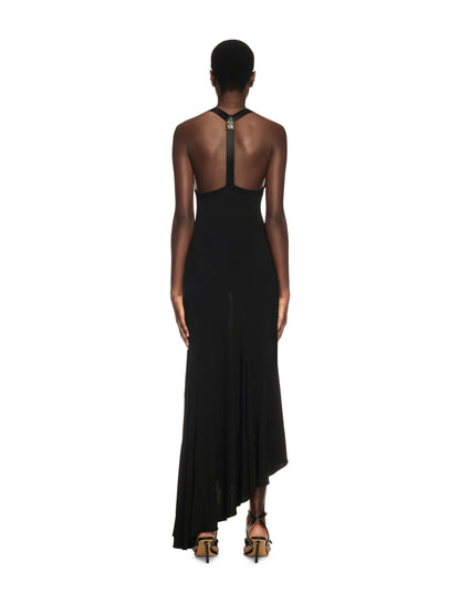 Off-White Light Rib Alla Dress Black