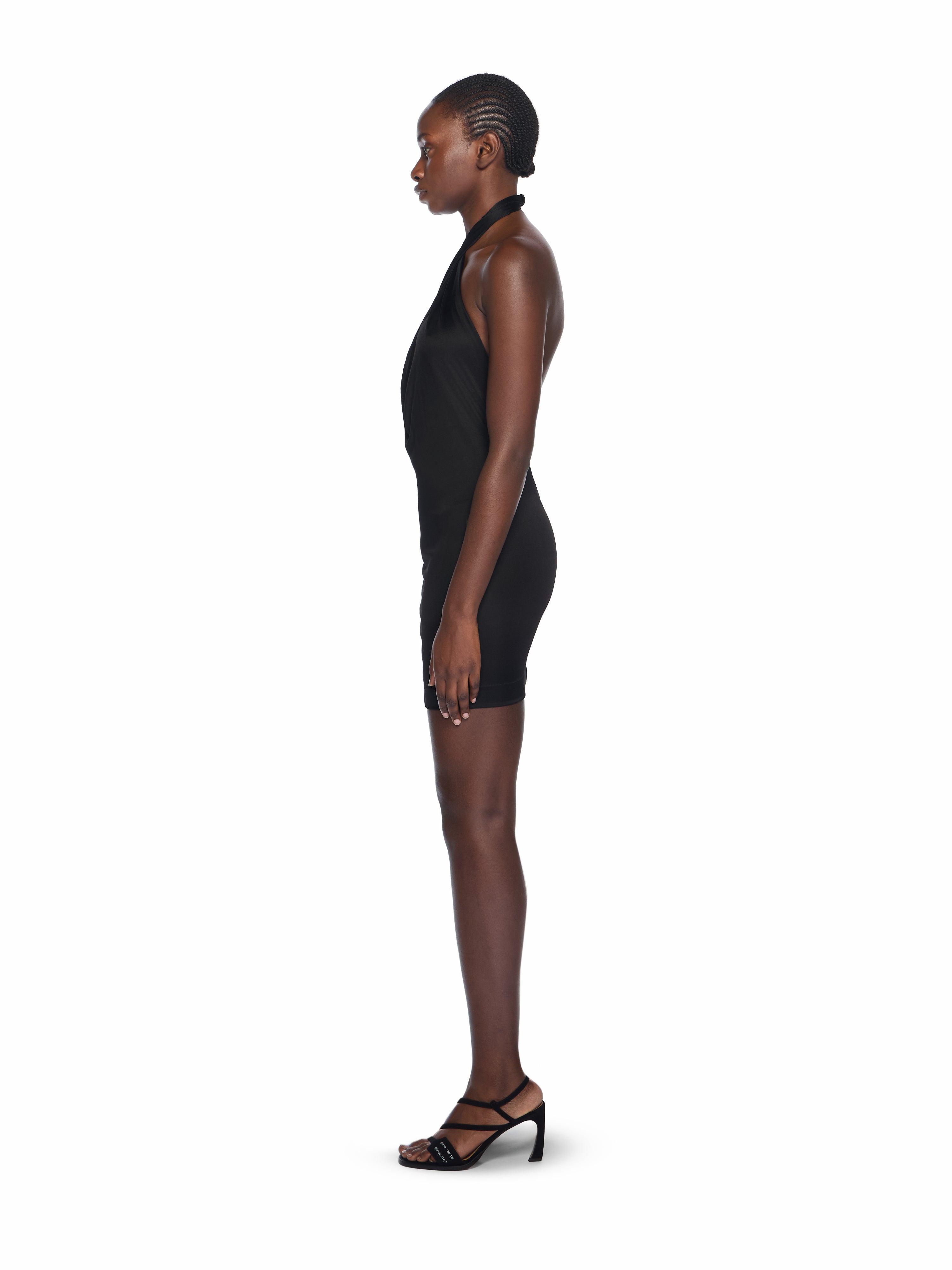 Off-White Fluid Jer Dress Black