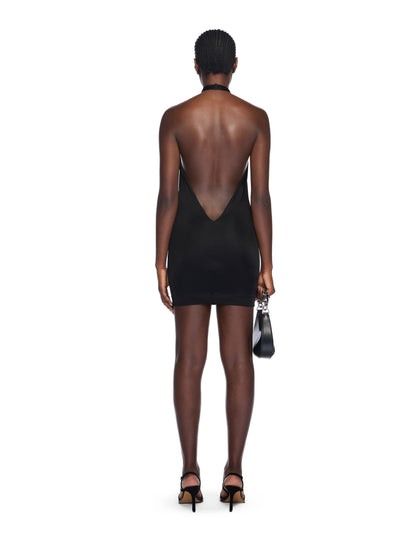 Off-White Fluid Jer Dress Black