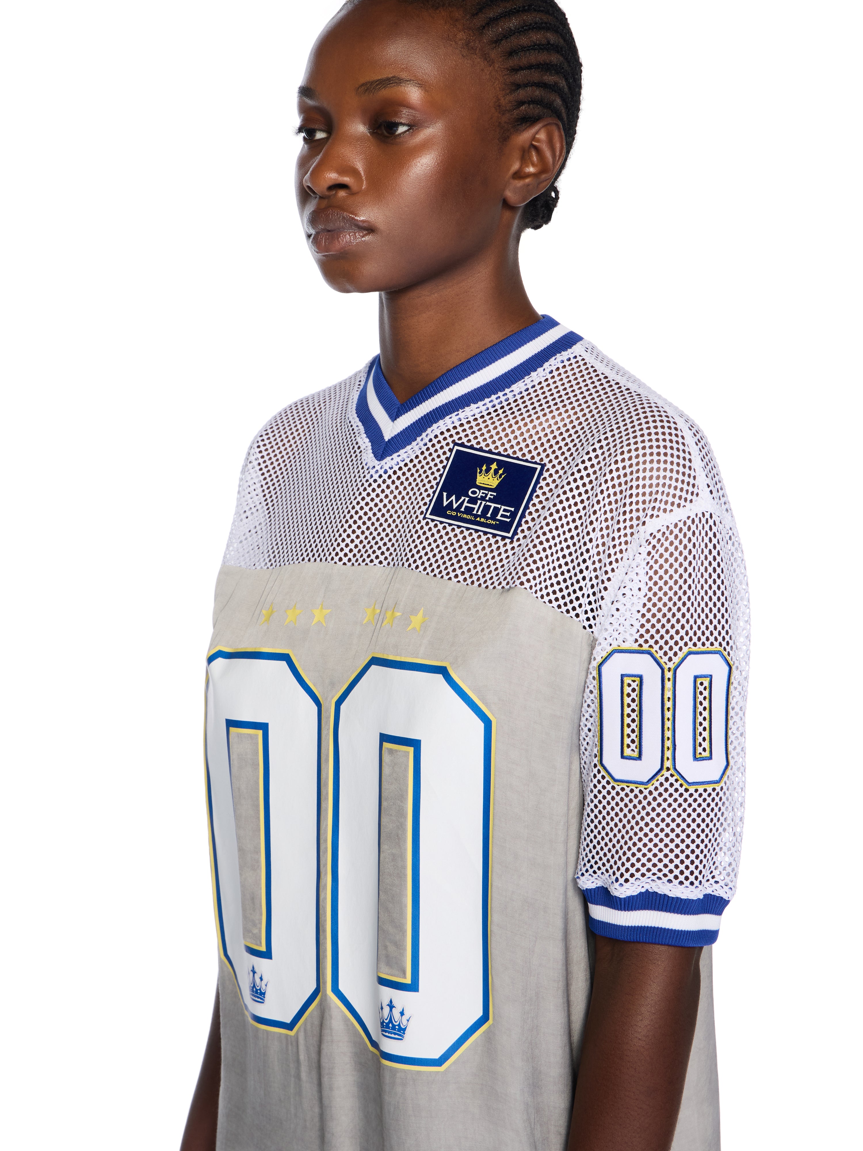 Off-White Dyed Vi Sat 00 Football Dress Grey