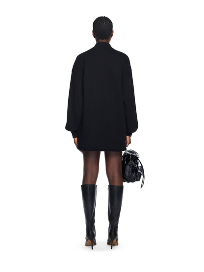 Off-White Sporty Polo Sweatdress Black