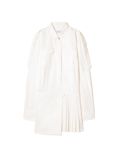 Off-White Poplin Savana Mini Dress