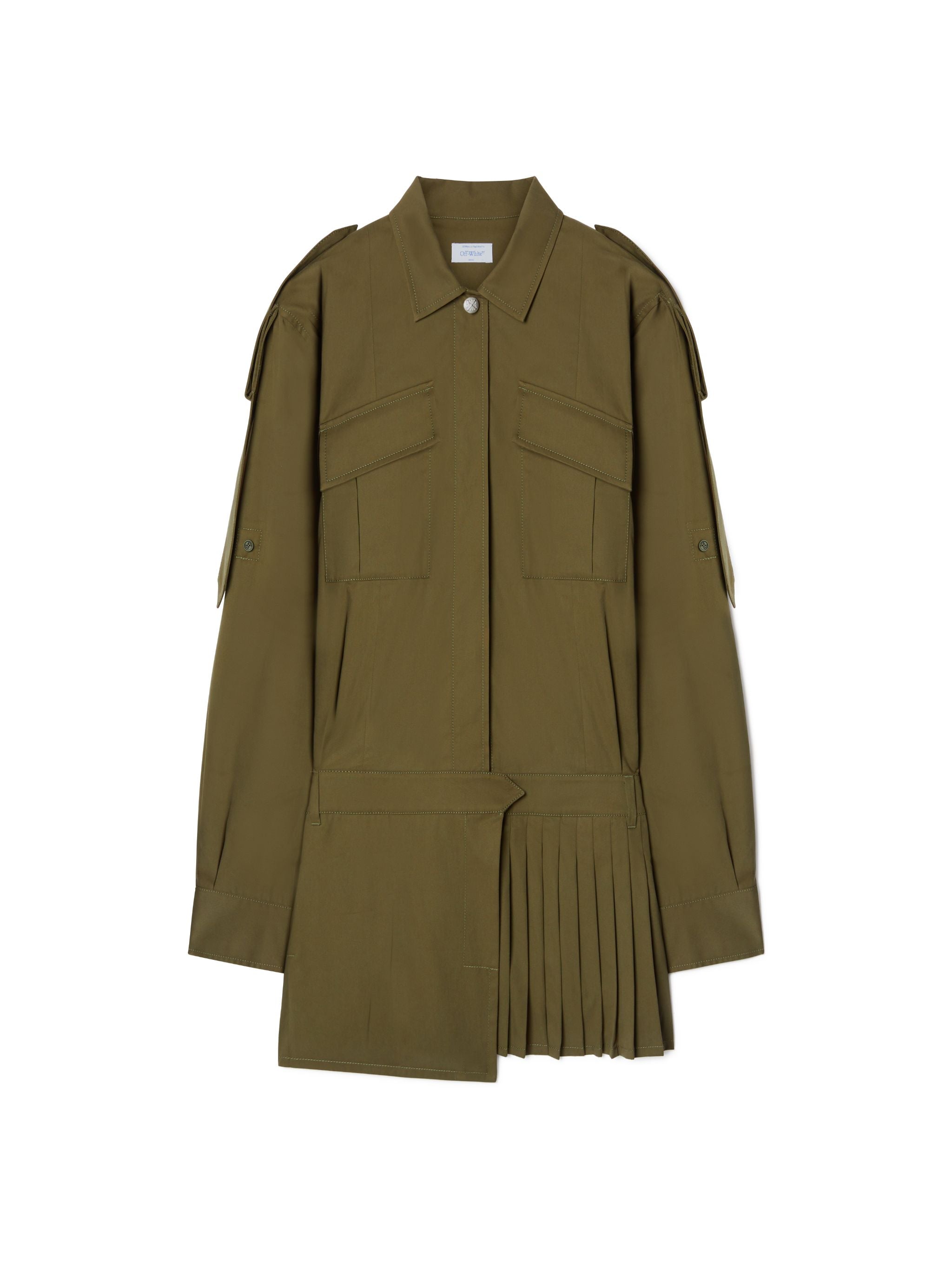 Off-White Co Savana Mini Dress Green