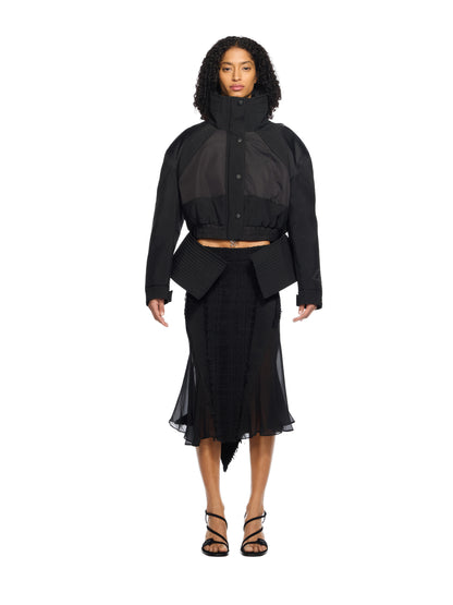 Off-White Race Peplum Bomber Jacket None