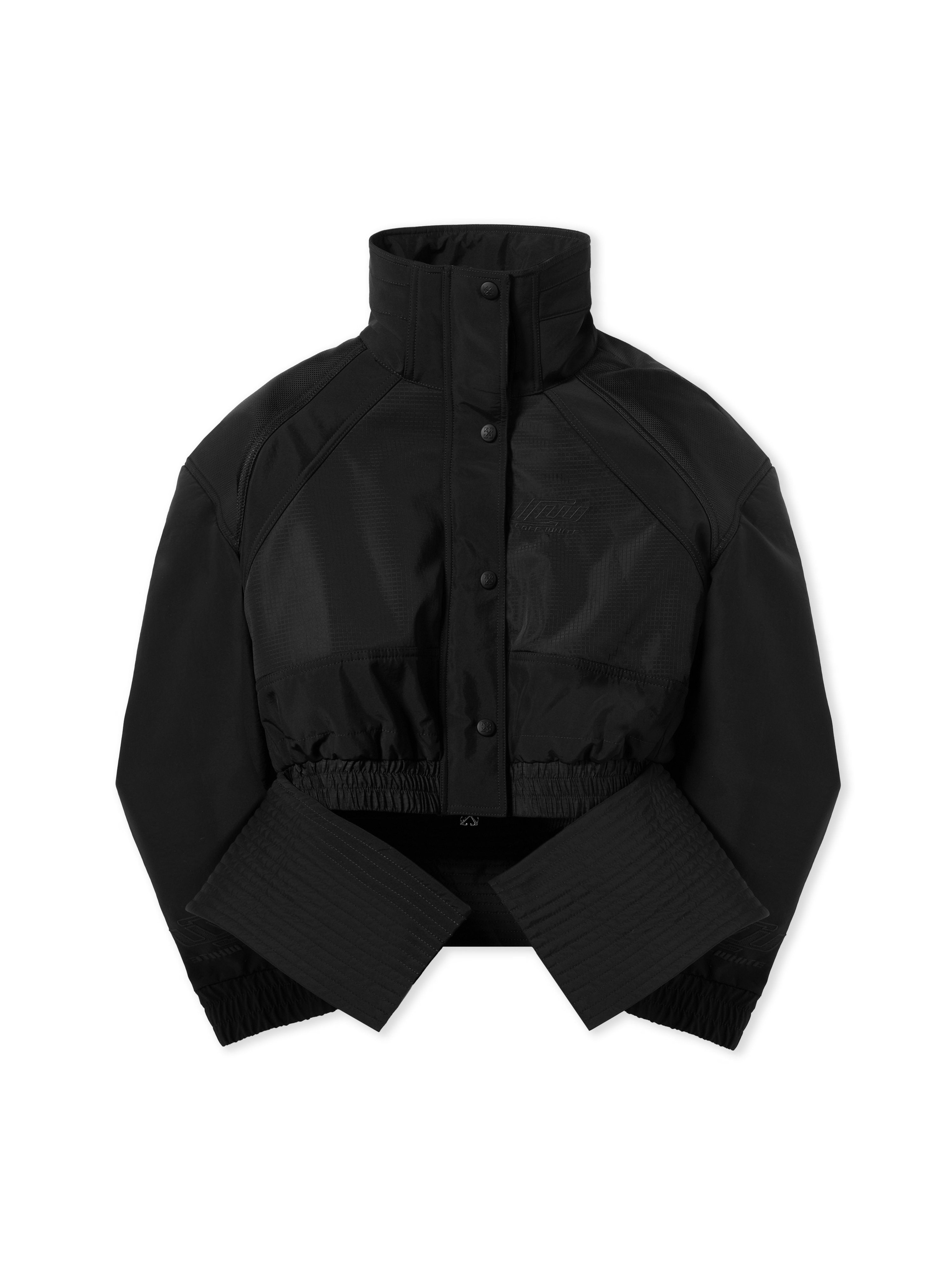 Off-White Race Peplum Bomber Jacket None