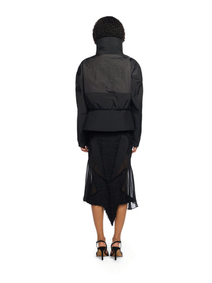Off-White Race Peplum Bomber Jacket None
