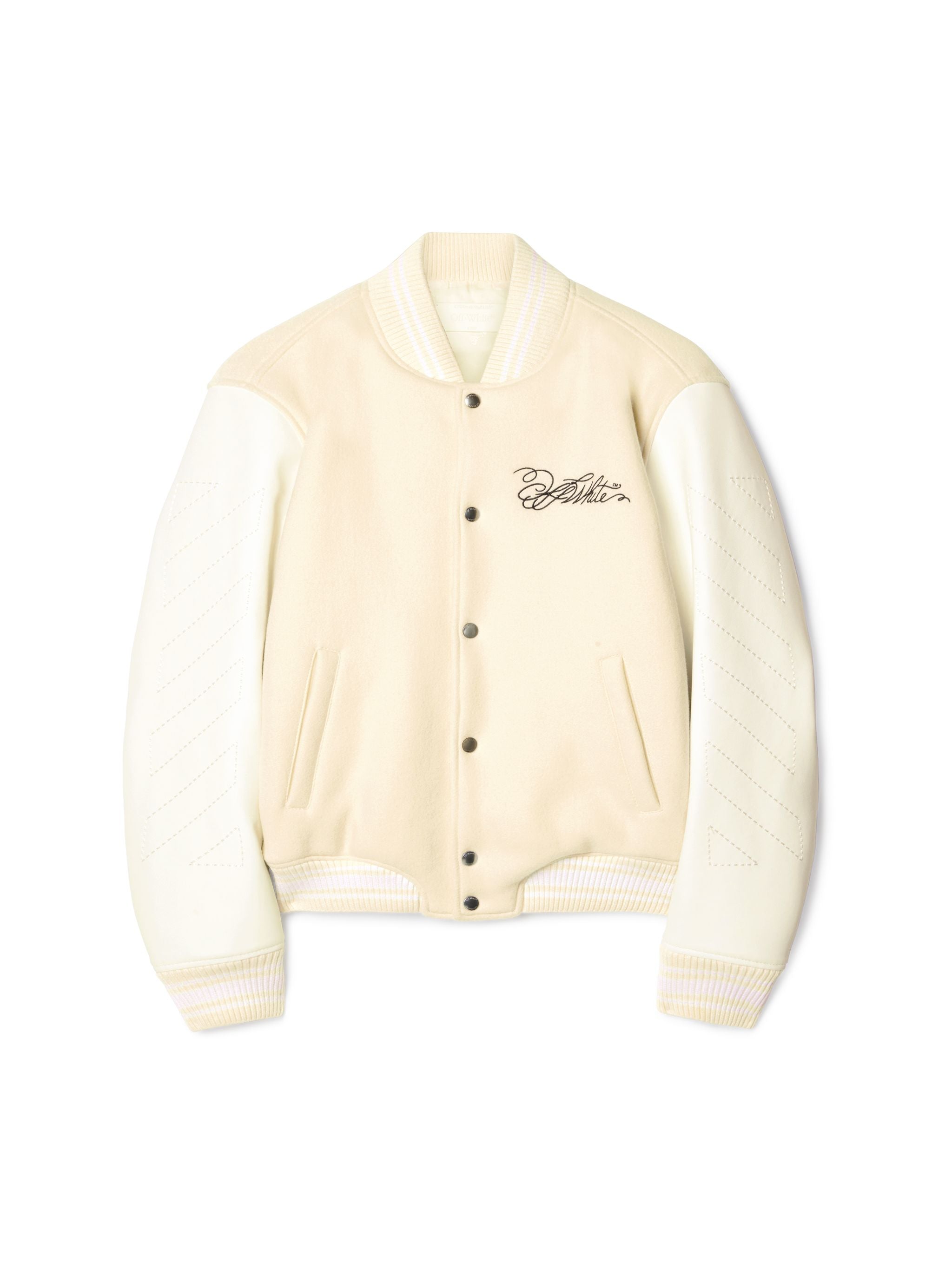 Off-White Wo Rose Valley Varsity Neutrals