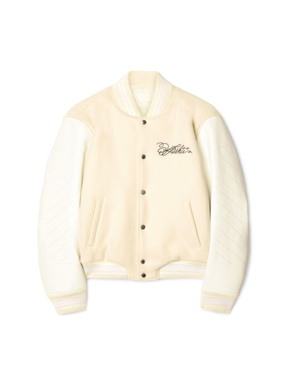 Off-White Wo Rose Valley Varsity Neutrals