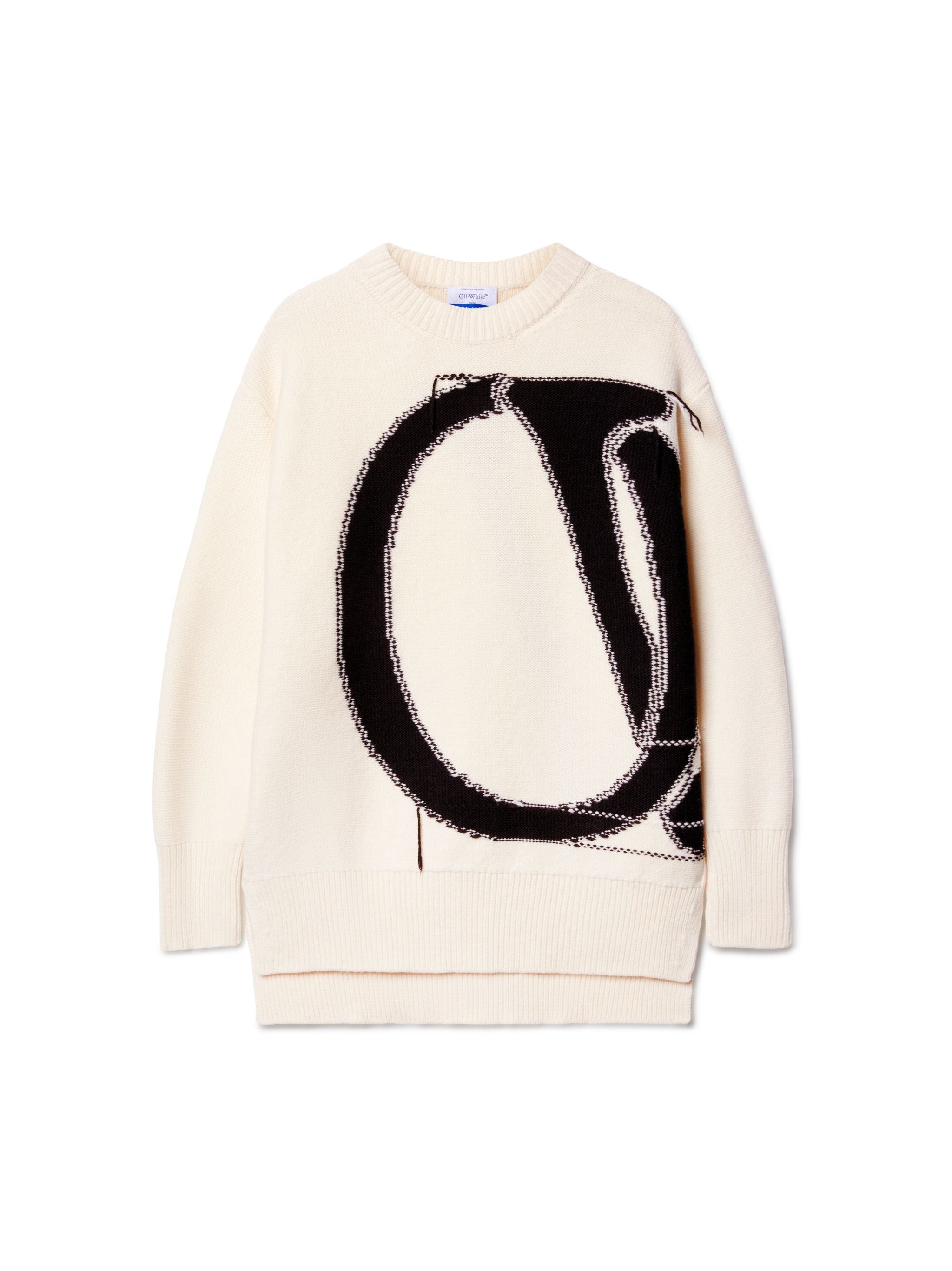 Off-White Ow Maxi Logo Crewneck