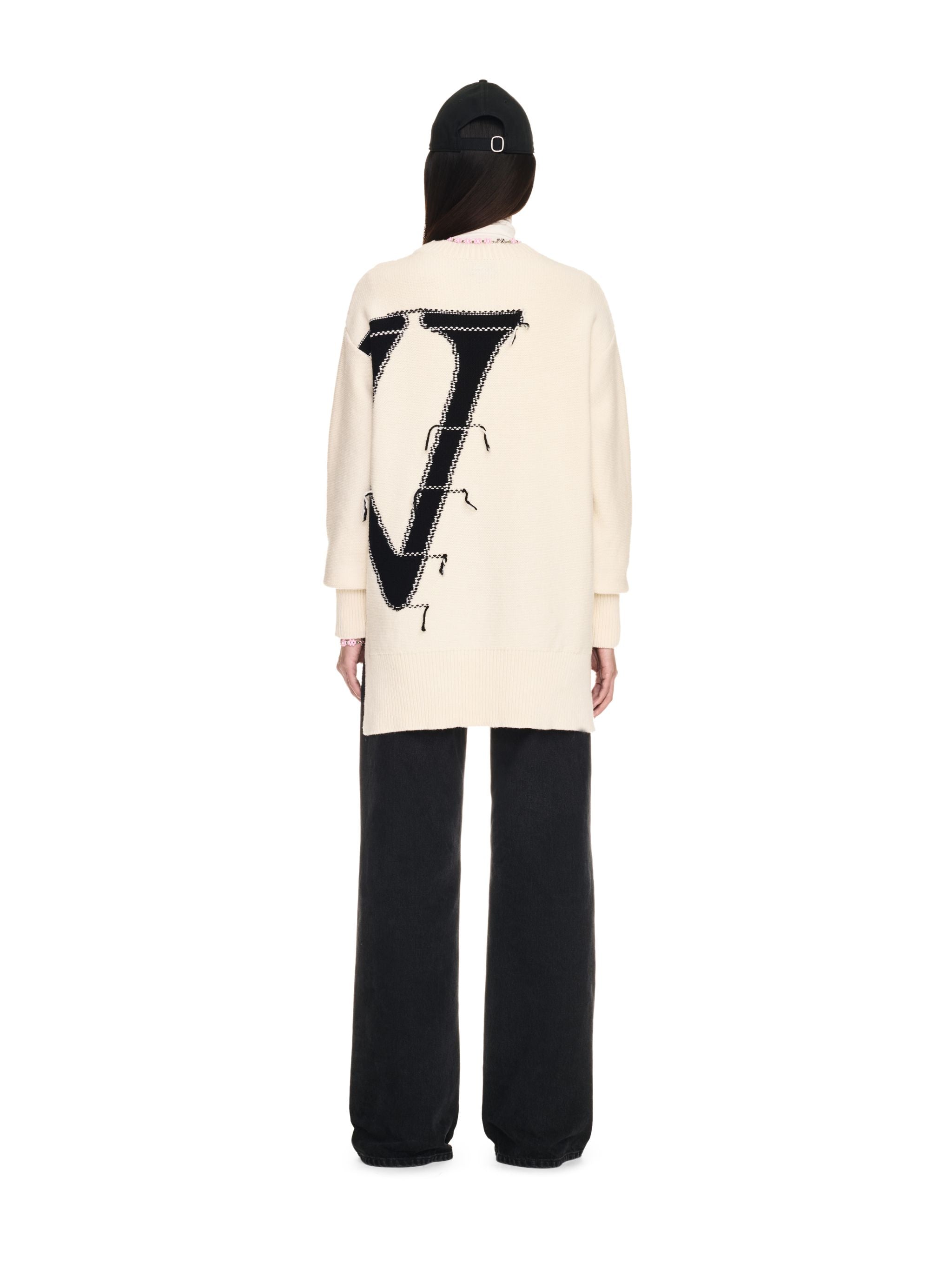 Off-White Ow Maxi Logo Crewneck