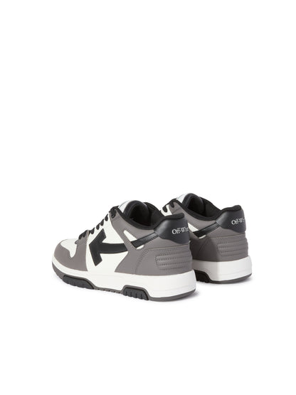 Off-White Out Of Office Calf Leather Womens Grey